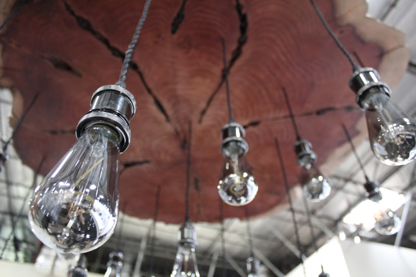 Chandelier up close