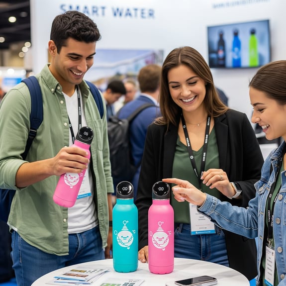 Smart giveaways during trade show exhibit
