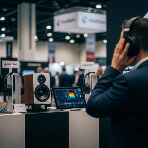 Immersive auditory sensory demo interactive exhibit