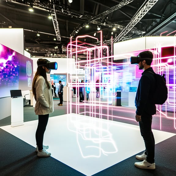 Trade show immersive technology and visual storytelling